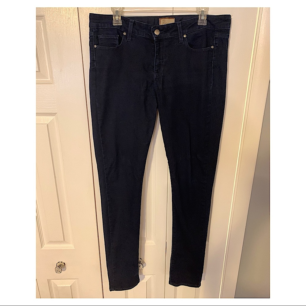 Paige Dark Blue Tall Skinny Jeans